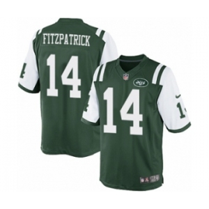 Youth Nike New York Jets #14 Ryan Fitzpatrick Green Team Color NFL Jersey