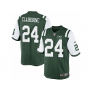 Youth Nike New York Jets #24 Morris Claiborne Limited Green Team Color NFL Jersey