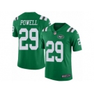Youth Nike New York Jets #29 Bilal Powell Limited Green Rush NFL Jersey