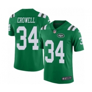 Youth Nike New York Jets #34 Isaiah Crowell Limited Green Rush Vapor Untouchable NFL Jersey