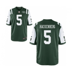 Youth Nike New York Jets #5 Christian Hackenberg Green Team Color NFL Jersey