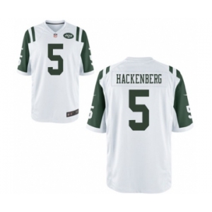 Youth Nike New York Jets #5 Christian Hackenberg White NFL Jersey