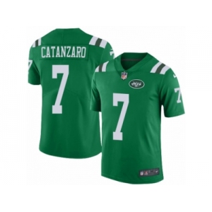 Youth Nike New York Jets #7 Chandler Catanzaro Limited Green Rush NFL Jersey