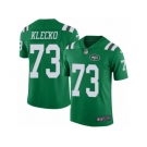 Youth Nike New York Jets #73 Joe Klecko Limited Green Rush NFL Jersey