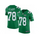 Youth Nike New York Jets #78 Ryan Clady Limited Green Rush NFL Jersey