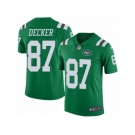 Youth Nike New York Jets #87 Eric Decker Limited Green Rush NFL Jersey