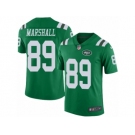 Youth Nike New York Jets #89 Jalin Marshall Limited Green Rush NFL Jersey