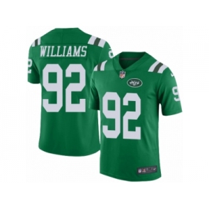 Youth Nike New York Jets #92 Leonard Williams Limited Green Rush NFL Jersey