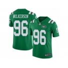 Youth Nike New York Jets #96 Muhammad Wilkerson Limited Green Rush NFL Jersey