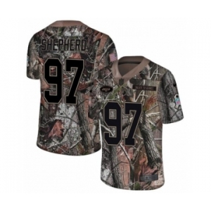 Youth Nike New York Jets #97 Nathan Shepherd Limited Camo Rush Realtree NFL Jersey