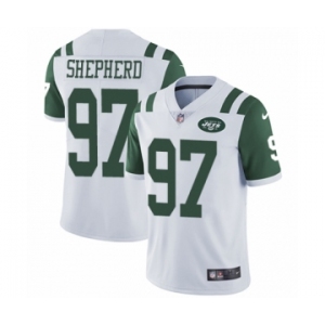 Youth Nike New York Jets #97 Nathan Shepherd White Vapor Untouchable Elite Player NFL Jersey