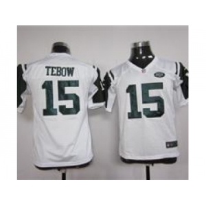 nike youth nfl jerseys new york jets #15 tebow white[nike]