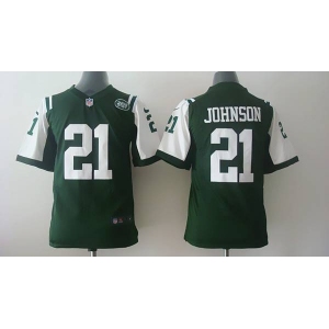 nike youth nfl jerseys new york jets #21 johnson green[nike]