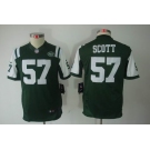 nike youth nfl jerseys new york jets #57 scott green[nike limited]