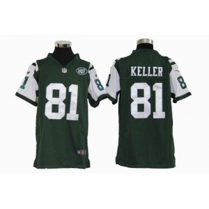 nike youth nfl jerseys new york jets #81 keller green[nike]