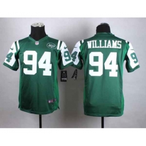 nike youth nfl jerseys new york jets #94 williams green[nike]