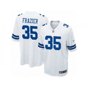 Men Nike Dallas Cowboys #35 Kavon Frazier Game White NFL Jersey
