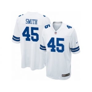 Men Nike Dallas Cowboys #45 Rod Smith Game White NFL Jersey