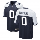 Men's Dallas Cowboys #0 DeMarvion Overshown Game Navy Blue Throwback Alternate Football Jersey