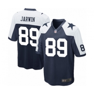 Men's Dallas Cowboys #89 Blake Jarwin Game Navy Blue Throwback Alternate Football Jersey
