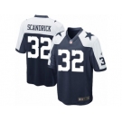 Men's Nike Dallas Cowboys #32 Orlando Scandrick Game Navy Blue Throwback Alternate NFL Jersey