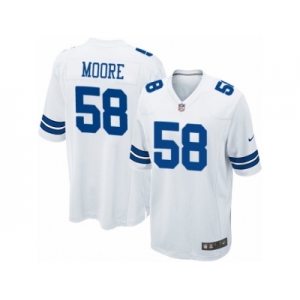 Men's Nike Dallas Cowboys #58 Damontre Moore Game White NFL Jersey