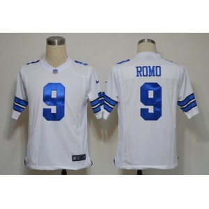 NIKE NFL Jerseys Dallas Cowboys 9 Romo white(Game)