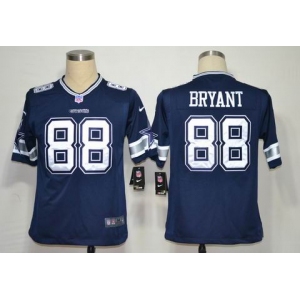 nike nfl jerseys dallas cowboys #88 bryant blue（game）