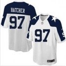 nike nfl jerseys dallas cowboys #97 hatcher white[new game thankgivings]