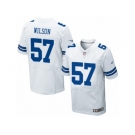 Men Nike Dallas Cowboys #57 Damien Wilson Elite White NFL Jersey