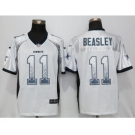 Men Nike Dallas Cowboys Dallas Cowboys #11 Cole Beasley Drift Fashion Elite White Jersey