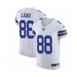 Men's Cowboys #88 CeeDee Lamb Nike White Vapor Untouchable Elite Jersey