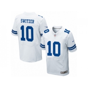 Men's Nike Dallas Cowboys #10 Ryan Switzer Elite White NFL Jersey
