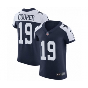 Men's Nike Dallas Cowboys #19 Amari Cooper Navy Blue Alternate Vapor Untouchable Elite Player NFL Jersey
