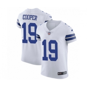 Men's Nike Dallas Cowboys #19 Amari Cooper White Vapor Untouchable Elite Player NFL Jersey