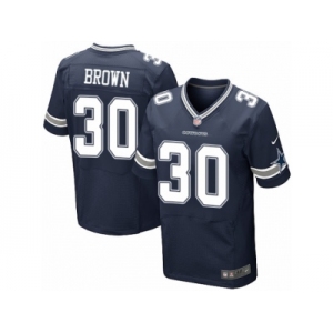 Men's Nike Dallas Cowboys #30 Anthony Brown Elite Navy Blue Team Color NFL Jersey