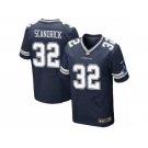 Men's Nike Dallas Cowboys #32 Orlando Scandrick Elite Navy Blue Team Color NFL Jersey