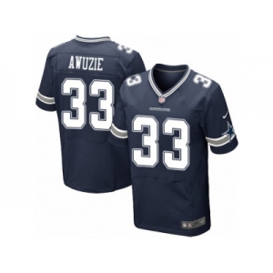 Men's Nike Dallas Cowboys #33 Chidobe Awuzie Elite Navy Blue Team Color NFL Jersey
