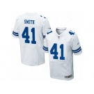 Men's Nike Dallas Cowboys #41 Keith Smith Elite White NFL Jersey