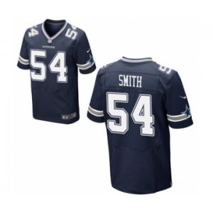 Men's Nike Dallas Cowboys #54 Jaylon Smith Elite Navy Blue Team Color NFL Jersey