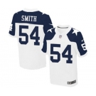 Men's Nike Dallas Cowboys #54 Jaylon Smith Elite White Throwback Alternate NFL Jersey