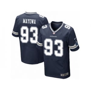 Men's Nike Dallas Cowboys #93 Benson Mayowa Elite Navy Blue Team Color NFL Jersey