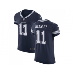 Nike Dallas Cowboys #11 Cole Beasley Navy Blue Team Color Men Stitched NFL Vapor Untouchable Elite Jersey