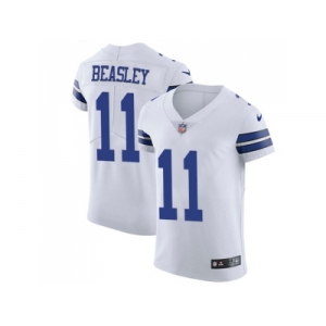 Nike Dallas Cowboys #11 Cole Beasley White Men Stitched NFL Vapor Untouchable Elite Jersey