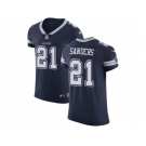 Nike Dallas Cowboys #21 Deion Sanders Navy Blue Team Color Men Stitched NFL Vapor Untouchable Elite Jersey