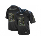Nike Dallas Cowboys #21 Ezekiel Elliott Black Men's Stitched NFL Elite Camo Fashion Jersey