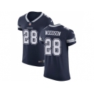 Nike Dallas Cowboys #28 Darren Woodson Navy Blue Team Color Men Stitched NFL Vapor Untouchable Elite Jersey