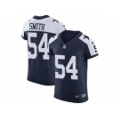 Nike Dallas Cowboys #54 Jaylon Smith Navy Blue Thanksgiving Men Stitched NFL Vapor Untouchable Throwback Elite Jersey