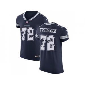 Nike Dallas Cowboys #72 Travis Frederick Navy Blue Team Color Men Stitched NFL Vapor Untouchable Elite Jersey