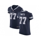 Nike Dallas Cowboys #77 Tyron Smith Navy Blue Team Color Men Stitched NFL Vapor Untouchable Elite Jersey